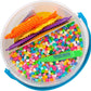 Perler Fuse Bead Bucket, 5500 pcs, Multicolor, Model 42789, Paper Material
