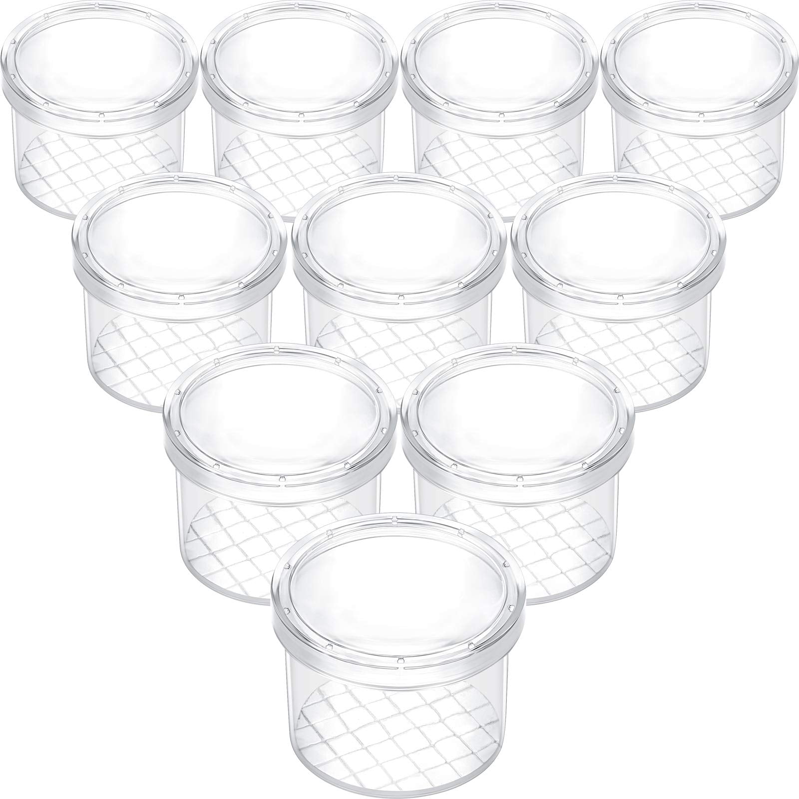Sumind 30 Pieces Bug Viewer Critter Cage Catcher Magnifying Box Bug Magnifier Container Bug Catcher Cage Magnifying Box Container For Science Nature Exploration Tools