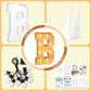 Imprsv Marquee Letter B, 3Ft Block Craft Kit For Party Decorations, Large Light Up Letters For Wedding, Baby Shower, Engagement