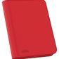 Ultimate Guard Zipfolio 160 - 8 Pocket Xenoskin Red
