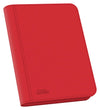 Ultimate Guard Zipfolio 160 - 8 Pocket Xenoskin Red