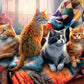 Buffalo Games - Tom Wood - Cats And Quilts - 750 Piece Jigsaw Puzzle For Adults -Challenging Puzzle Perfect For Game Nights - Finished Size Is 24.00 X 18.00