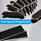 Haisalin Fingerboard Grip Tape, 60Pcs 38Mmx110Mm Foam Adhesive Tapes For Fingerboards, Black