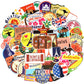Waterproof Vinyl Stickers For Laptop Luggage Scrapbook Postcard (100Pcs Travel Style)
