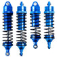 Hobbyfire All Metal Aluminum RC Shocks Absorber Damper Upgrades Parts for 1/10 Traxxas Slash 4X4 Rustler VXL 4X4 Stampede 4X4 Ho