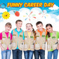 Panitay 12 Pcs Kids Community Helper Dress Up Vest, Boy & Girl Career Cosplay Party Costume For Toddlers Occupation Role Play(Ex