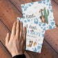 Cowboy Baby Shower Decorations-40Pcs Little Cowboy Baby Shower Napkins, Blue Disposable Little Cowboy Is On The Way Paper Napkin