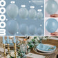 Partywoo Boho Blue Balloons, 140 Pcs Pale Aqua Balloons And Light Grey Blue Balloons Different Sizes Pack Of 18 Inch 12 Inch 10 Inch 5 Inch For Balloon Garland Or Balloon Arch As Party Decorations