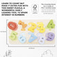 Le Toy Van - Wooden Figures Counting Puzzle Toy | Suitable for Age 18+ Months