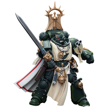 Joytoy 1/18 Warhammer 40,000 4 Inch Action Figure Dark Angels Master With Power Fist Feirros Collection Model