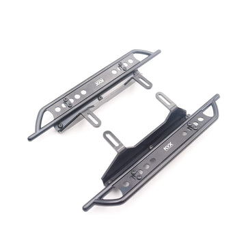 KYX Racing Side Step Running Boards Foot-Plate for 1/10 RC Crawler Redcat Gen8 Scout II (Aluminum)