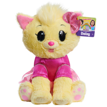 Ek World Kate'S 7-Inch Cat Rosie Plush Stuffed Animal, Unicorn, Soft Fabric, Rainbow Skirt, Kids Toys For Ages 3 Up By Just Play
