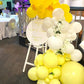 Yellow Balloons Garland Kit, 102Pcs Pastel Yellow White Gold Confetti Balloons With 18 + 12 + 10 + 5 Inch For Sunflower Honey Be
