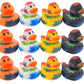 Cool Rubber Duckies (2') Standard Size. (12 Pack) Cute Duck Bath Tub Pool Toys. (Splat Rubber Ducks)