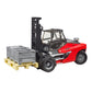 Bruder Linde Hti60 Fork Lift W Pallet And 3 Cargo Cages