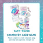 Genius Games Ion: Chemistry Card Drafting Game - 2nd Edition, Paper, Blue/Yellow/White, for High School Students & Teachers
