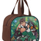 Strong Life Polyester Tiffin Picnic Work School Office Lunch Bag For Kids With Bottle Holder (Brown)