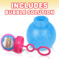 ArtCreativity Bubble Wand for Kids Toys, Light Up Automatic Bubble Blower Maker Wand with LED & Music, Toddler Bubble Toy, Fluid