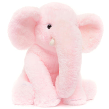 Weigedu 13'' Pink Elephant Stuffed Animal - Plush Toy For Boys, Girls, Kids, Baby Shower, Bedtime, Birthday