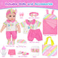 Zntwei 12 Inch Baby Doll Playset Sleeping Bag And Rainbow- Themed Doll Accessories, Dolls Toys For 3 Year Old Girls And Boys And
