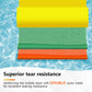 ZIPEAK Lily Pad Floating Mat, 12' x 5' Floating Mat for Lake, 3-Layer Tear-Resistant XPE Foam with a 16.4 FT Bungee Tether, A Gr