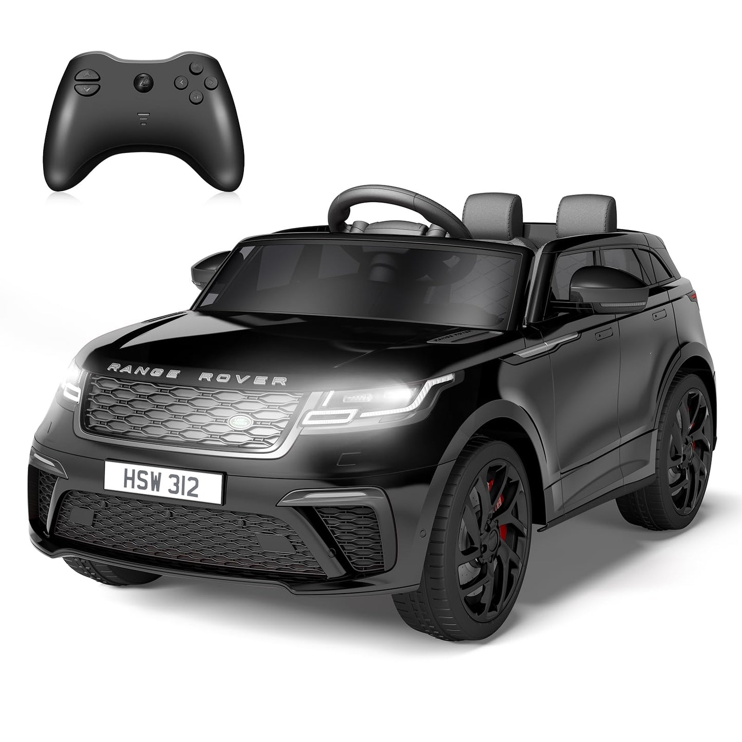 Garvee Kids Electric Car with Remote Control  Licensed Land Rover Ride On Truck Toy for Ages 37 Months+ w/Parent Remote  Rocking Mode  MP3 Player & Safety Belt | Birthday/Xmas Gift