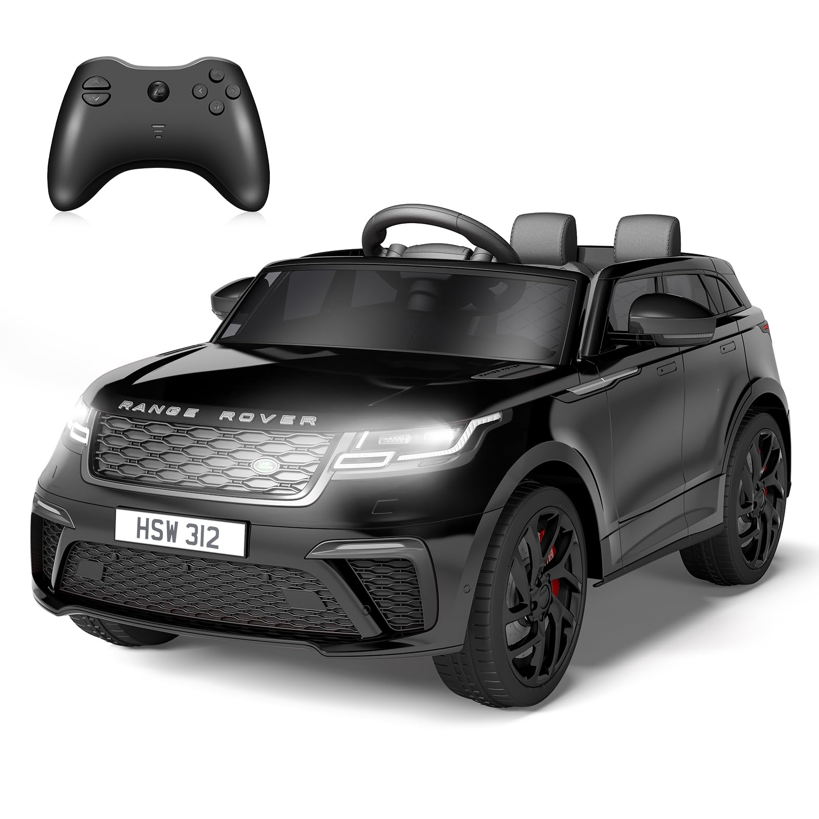 Garvee Kids Electric Car with Remote Control  Licensed Land Rover Ride On Truck Toy for Ages 37 Months+ w/Parent Remote  Rocking Mode  MP3 Player & Safety Belt | Birthday/Xmas Gift