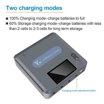 Hanatora LCD Display Battery Charger for DJI Air 2S,Mavic Air 2 Drone and Remote Controller, 6 in 1 Rapid Multi Parallel Chargin