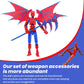 MIGESS Titan 13 Robot Action Figure,Dummy 13,Articulated Robot with Demon Wings, 3D Printed robo 13 Action Figure Articulated (R