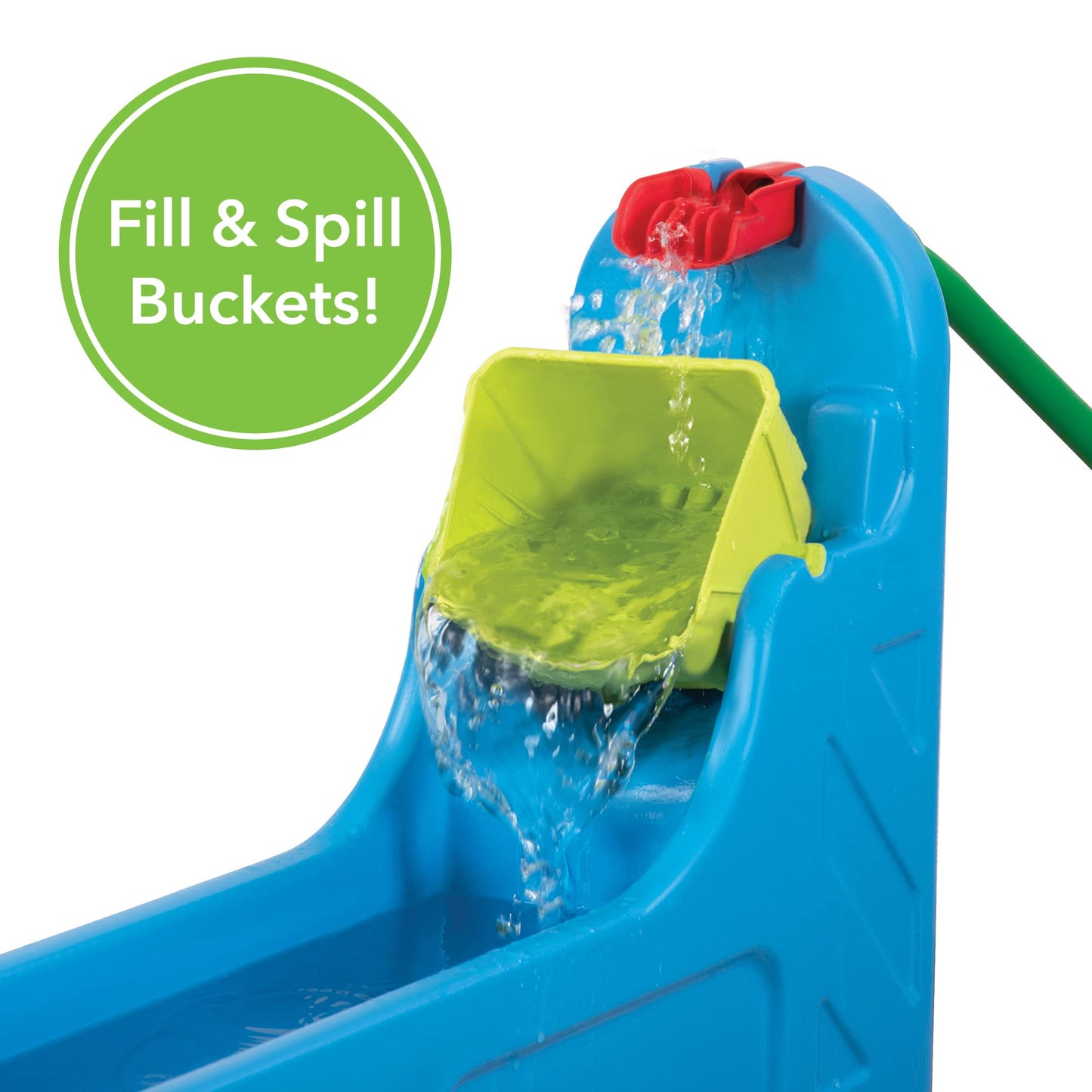 Simplay3 Rushing River Falls Water Play Table - Multi-Level Splash Table for Kids 1.5-6 Years - Includes 9 Accessories, Small, Plastic