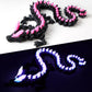 24 Large 3D Printed Glow in the Dark Dragon Flexible Articulated Crystal Dragon Fidget Toy Cool Big Dragons Toy Huge 3D Printed Dragons Gift for Girls Boys Kids age 3-5 4-7 8-12 Christmas & Birthday