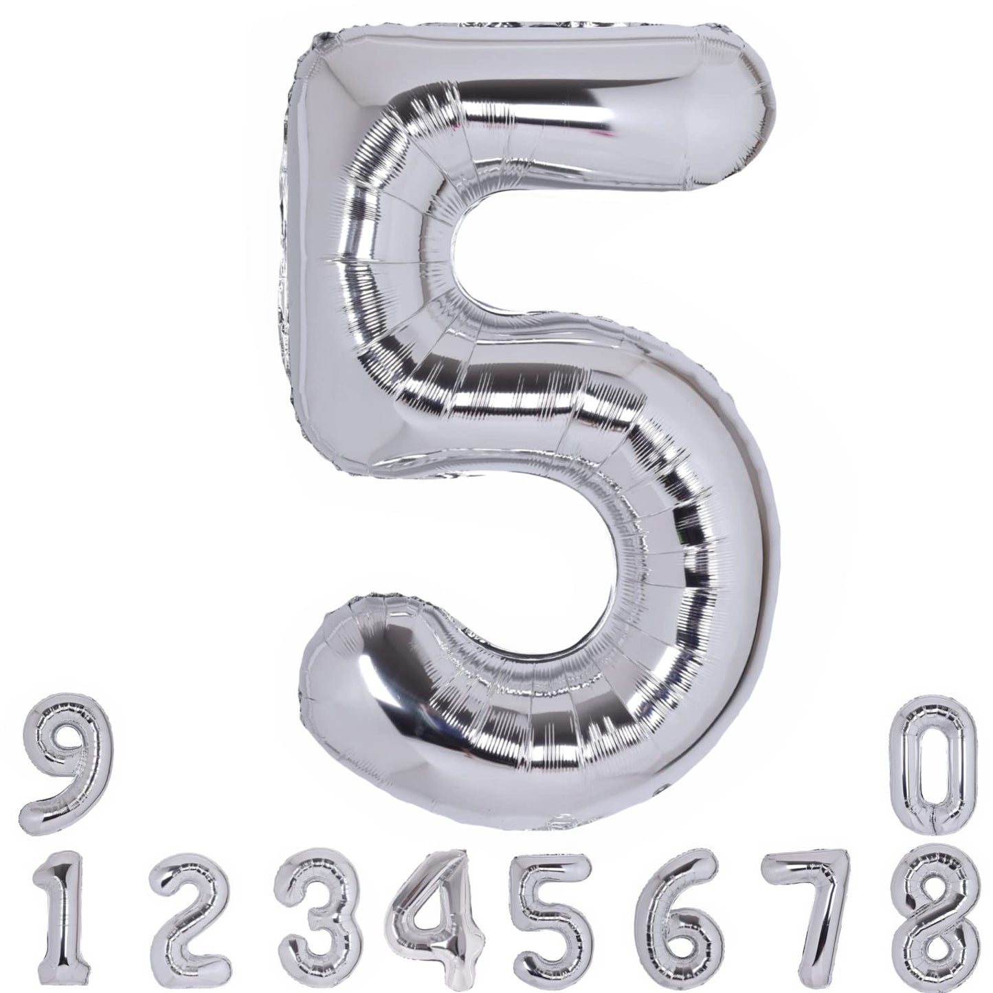 40 Inch Number 45 Balloon Silver Jumbo Giant Big Large Number 45 Foil Mylar Silver Balloons 54Th Birthday Party Anniversary Deco