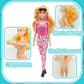 Flfuatt Stylish Fashions Girls Doll Toys, The Ultimate Fashionista Doll For Trendy Kids, 11.5 Inch Fashion Doll (Pink Vest)