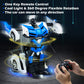 AMENON Remote Control Transform Car Robot Boys Toys with Lights RC Car 2.4Ghz 1:18 Rechargeable 360   Rotating Race Car Christma