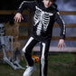 Besserbay Halloween Boys Skeleton Bone Printed Sweatshirt Hoodie Set Skull Hoodies Pants Set 6 Years