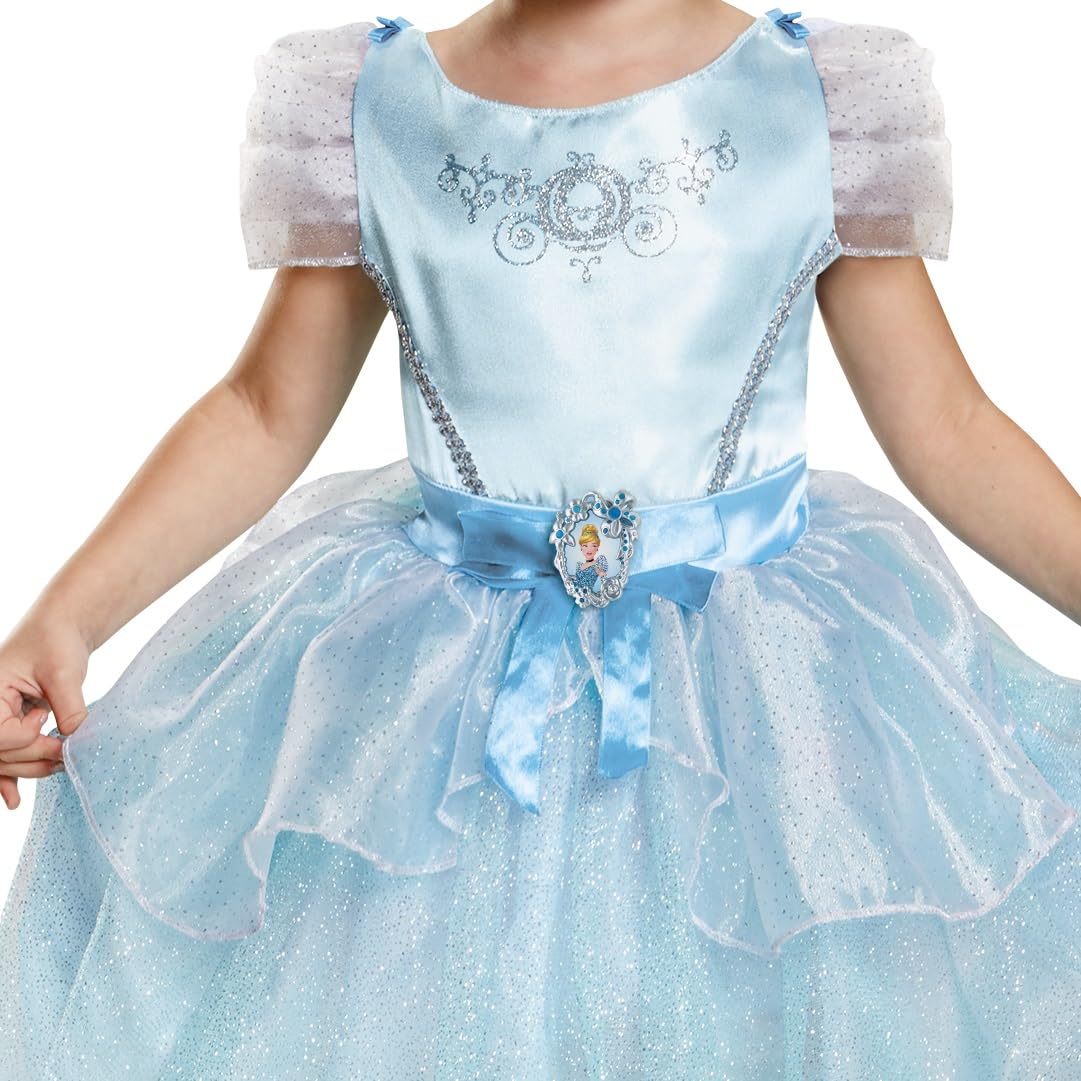 Morris Costumes Dg82902L Cinderella Toddler Classic Costume  Size 4-6