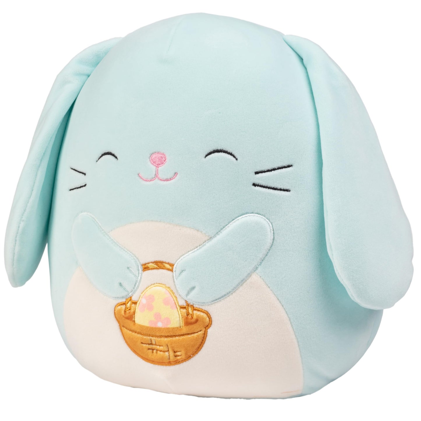 Squishmallows Original 10-Inch Buttons The Blue Easter Bunny - Official Jazwares Plush - Collectible Soft Squishy Stuffed Animal Toy - Add To Your Squad - Gift For Kids, Girls & Boys