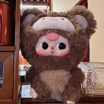 Baby Three Series Chinese Zodiac Plush Doll Blind Box, Doll Model Ornament Mystery Box, 12 Styles Plush Dolls Kids Girl Xmas Gif