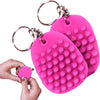 Hedgehog Health Hoglet Mini Keychain Soft, Smooth, Lightweight & Silent Fidget Toys For Stress Relief - Perfect Sensory Toy That