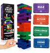 SWOOC Ultimate Party Tower - 100 Commands, 60 Wooden Blocks, Purple - Fun Game for Ages 21+ - Model PARTY-TOWER
