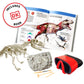 Abacus Brands Virtual Reality Dinosaurs Gift Box - Illustrated Interactive Vr Book And Stem Learning Activity Set - For Ages 8 A