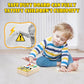 Asweets Montessori Busy Board For Toddler,Wooden Busy Board With Led Light Switches,Sensory Autism Toys Baby Travel Toys,Boys Girls Gifts For Birthday Christmas