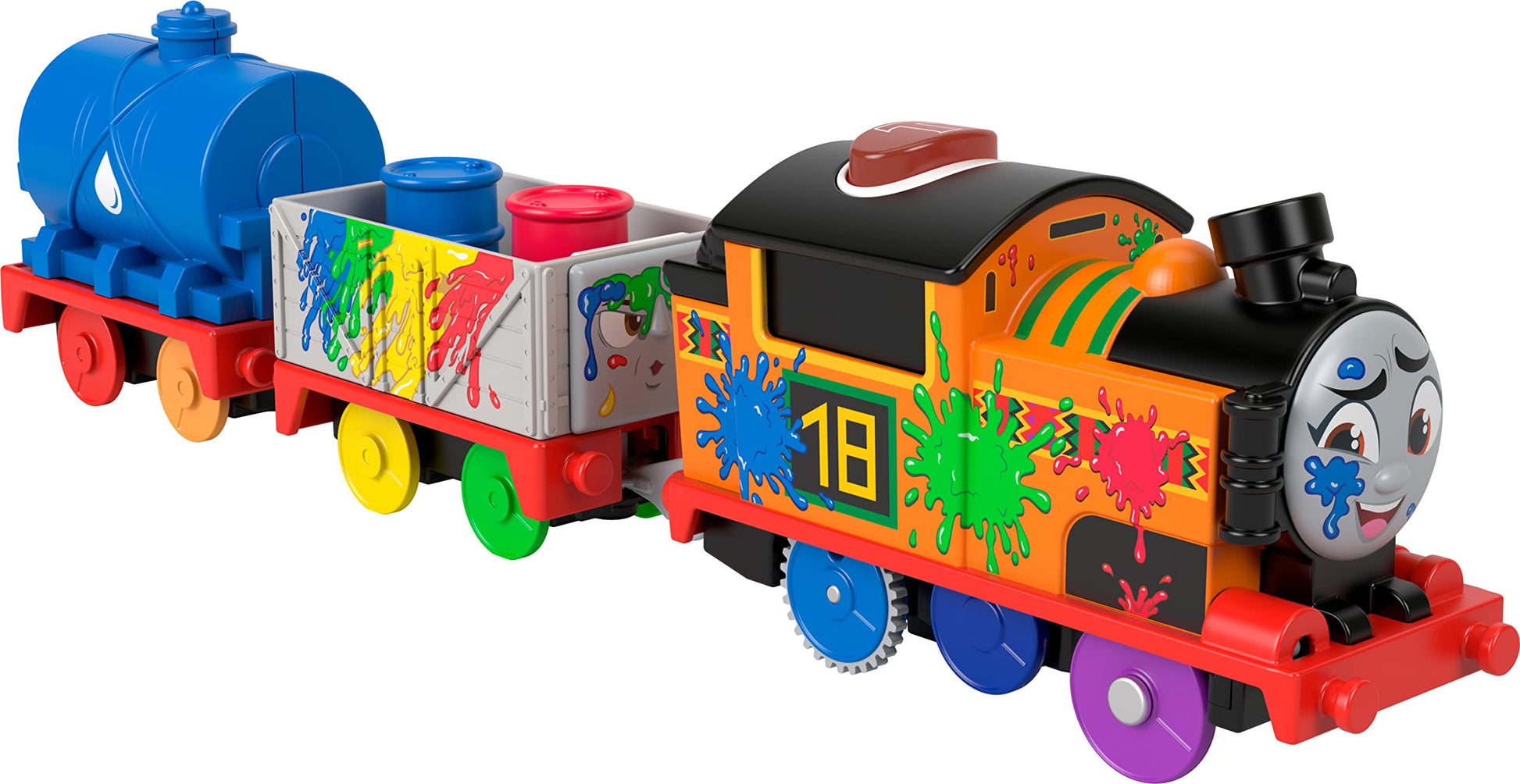 Thomas & Friends Motorized Toy Train Talking Nia Battery-Powered Engine With Character Phrases & Sounds For Ages 3+ Years