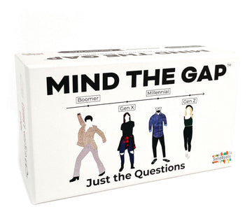Mind The Gap Just The Questions, Expansion Pack With 1000 New Questions For All Generations + 50 New Challenge Cards