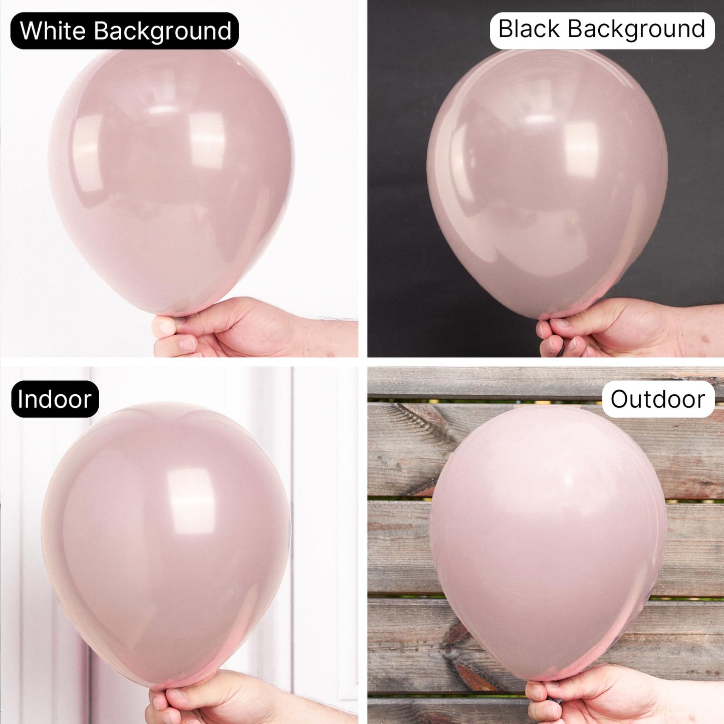 Partywoo Boho Pink Balloons, 50 Pcs 12 Inch Cavern Pink Balloons, Dusty Pink Balloons For Balloon Garland Or Balloon Arch As Party Decorations, Birthday Decorations, Wedding Decorations, Pink-F54