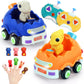 taseyok 2 Pack Remote Control Car for Toddlers, Dinosaur Toys for Kids 2-6, Toddler Sensory Toys with LED Lights and Sound, Chri