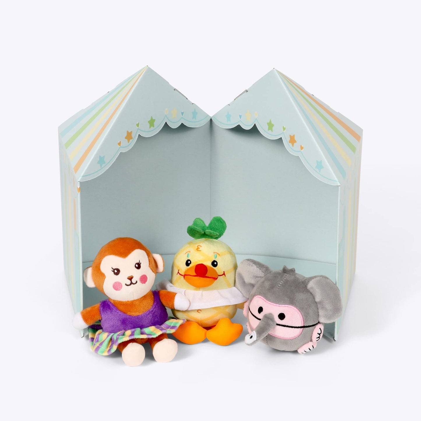 Moriah Elizabeth Official Merch - Tightrope Trio Carnival Plush Bundle