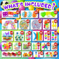 801PCS Christmas Party Favors for Kids - Treasure Box Prizes, Pop Fidget Keychains, Goodie Bag Stuffers, Classroom Rewards, Xmas