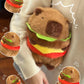 Chdblock Hamburger Capybara Cute Capybara Stuffed Animal Capybara Plush Toys Kawaii Capybara Capybara Plushie The Best Birthday