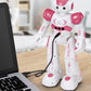 KINGSDRAGON RC Robot Toy - Gesture & Sensing Control, Pink, Model RBTTY01-RD-SRK2, Perfect for Kids Age 3-8, Birthday Gift
